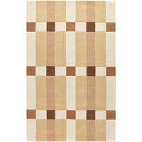 Checks Rug 250x350 Beige