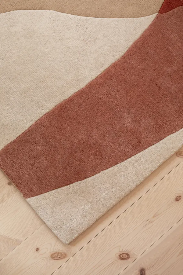 Tulip Rug 180x270 Dusty Pink