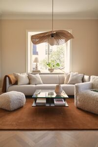 Nordic Plain Rug 180x270 Rust