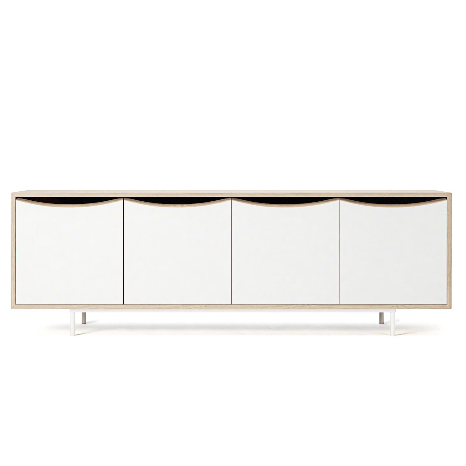 Sand Meuble TV Blanc/Chêne