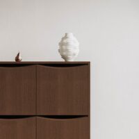Sand Kast Wit/Eiken