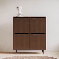 Sand Kast Wit/Eiken