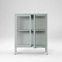 Store Armoire 90x110 cm Gris Ardoise