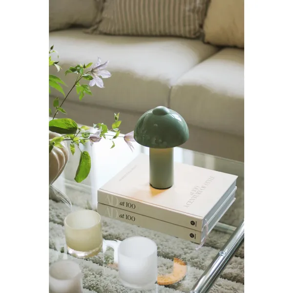 Buddy IP44 Portable Table Lamp Green