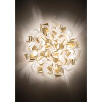 Veli Aurea Wall/ Ceiling Light Medium White/Gold