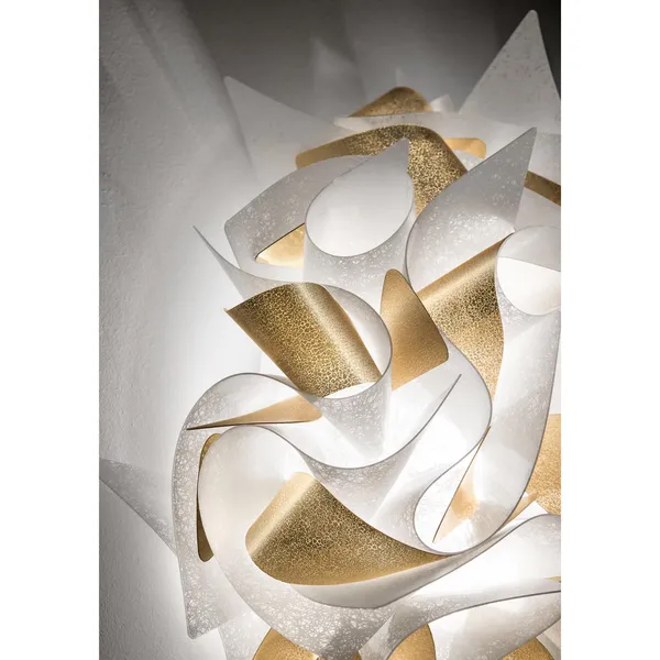 Veli Aurea Wall/ Ceiling Light Medium White/Gold