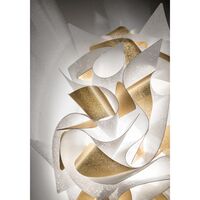 Veli Aurea Wall/ Ceiling Light Medium White/Gold