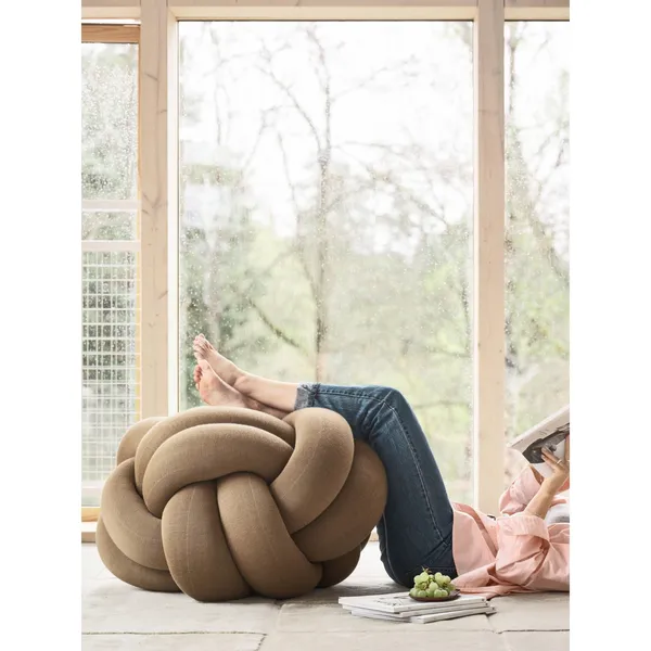 Knot Pillow XL Camel