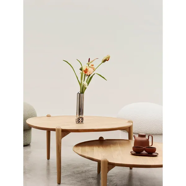 Aria Coffee Table Ø90 Low Oak