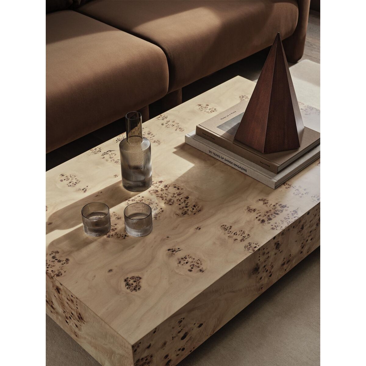 Burl Couchtisch Natur