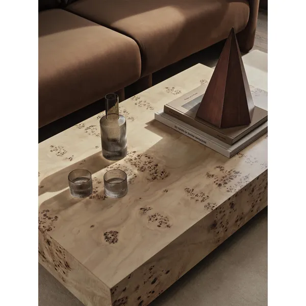 Burl Coffee Table Natural