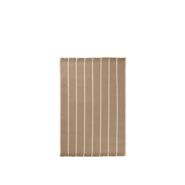 Tapis Kilim Calm 140x200 Sable Sable/ Blanc Cassé
