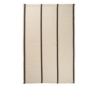 Calm Kelim Rug 200x300 Dark Off-White/Coffee