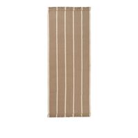 Calm Kilim Carpet 80x200 Dark Sand/ Off-White