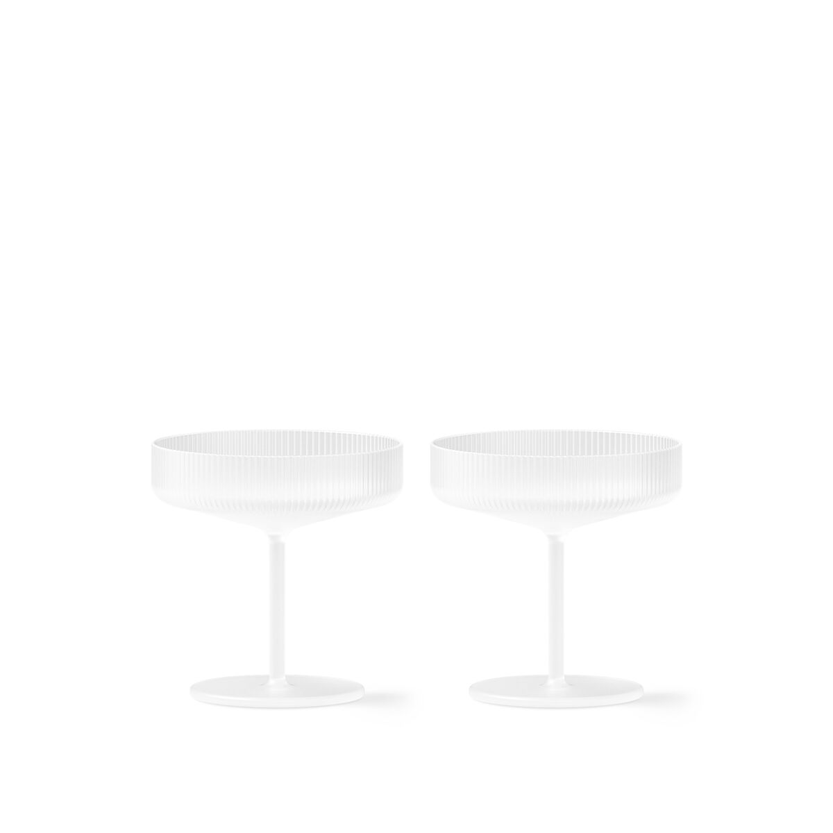 Ripple Champagner -Set, Mattiert, 2 Stück