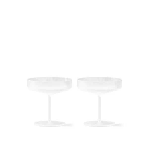 Ripple Champagne Set van 2 Mat