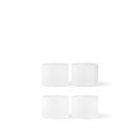 Ferm Living Ripple Bicchiere Basso Set Da 4 Smerigliato