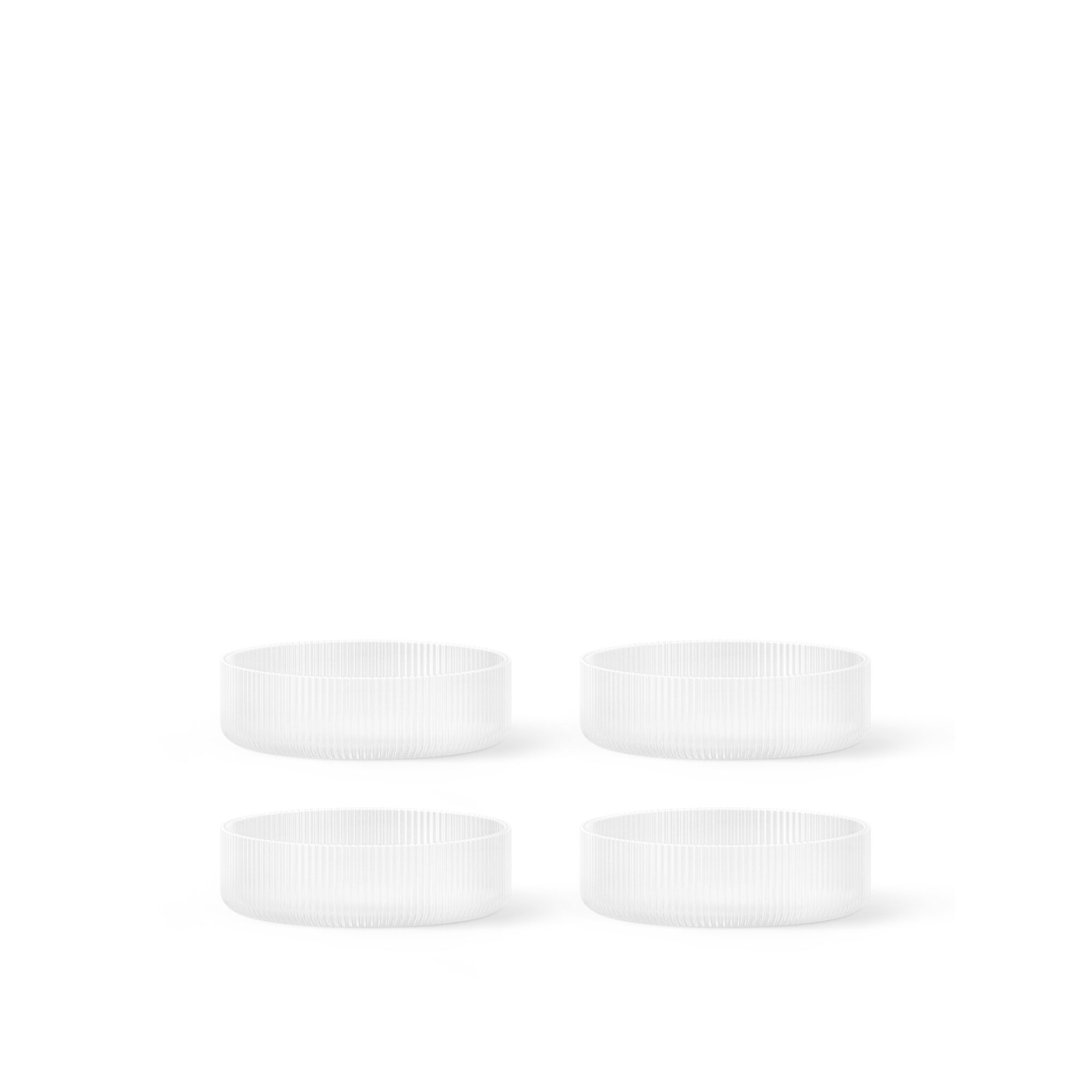 Ripple Lot de 4 Bols de Service Glacé