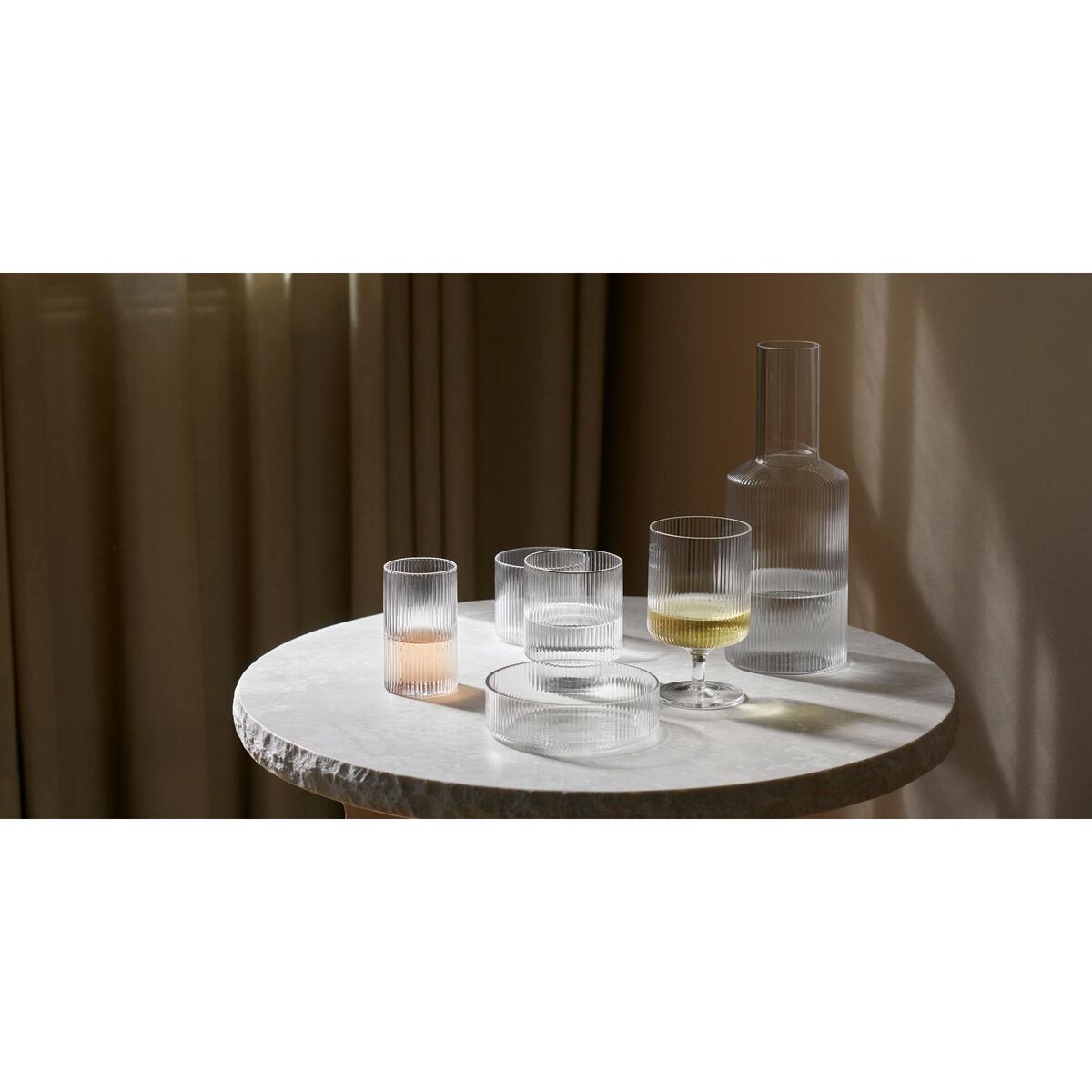 Ripple Glass Klein 6ml Set van 4 Mat