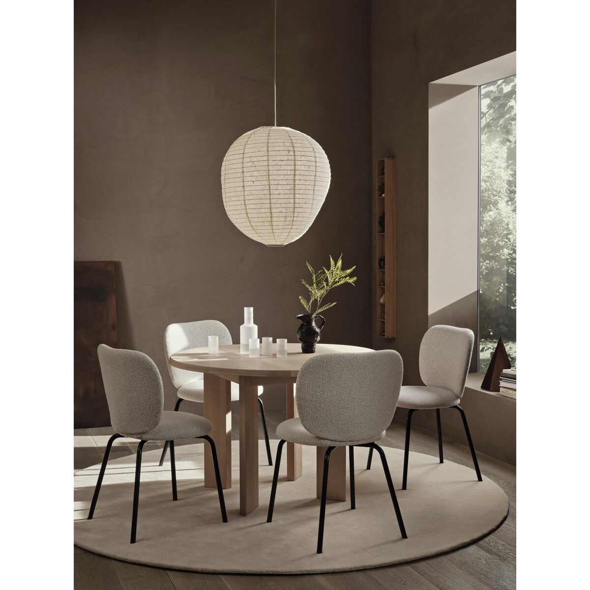 Stille Tufted Carpet Ø240 Ash Brown