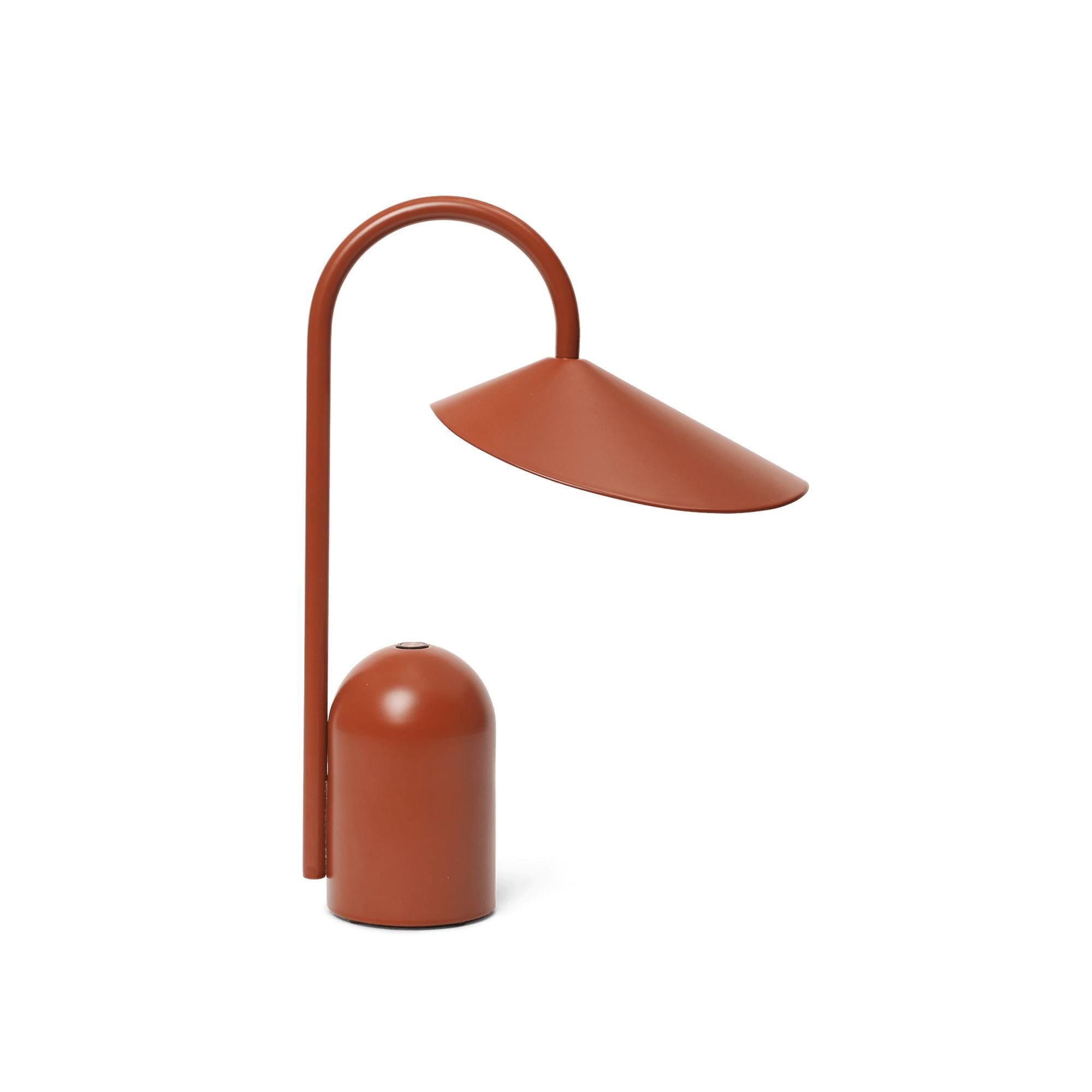 Lampe Portable Arum Rouge Oxyde