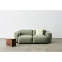 Slit Wood Coffee Table Oblong Walnut