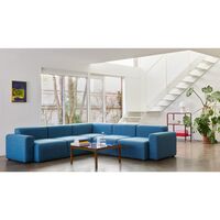 Kofi Coffee Table 80x80 Walnut/ Clear Glass