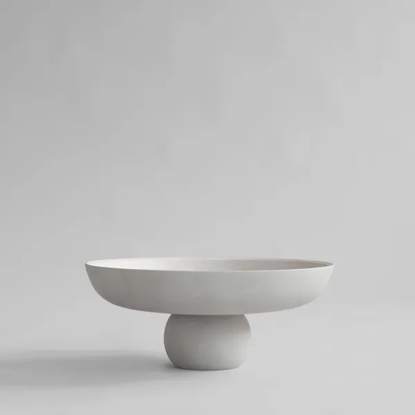 Baburu Bowl Groot Berk/ Wit