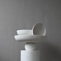 Baburu Bowl Groot Berk/ Wit