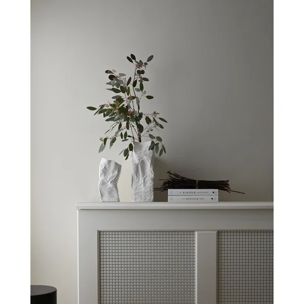 Kami Vase Small Bone White