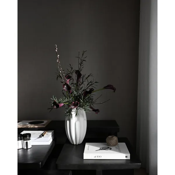 Bloom Slanke Vaas Groot Bone Wit
