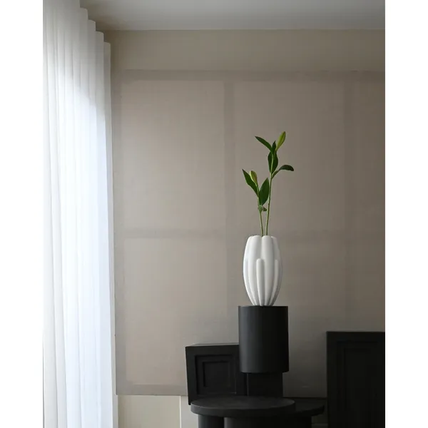 Bloom Slanke Vaas Groot Bone Wit