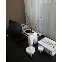 Cobra Dobbelvase Liten Hvit