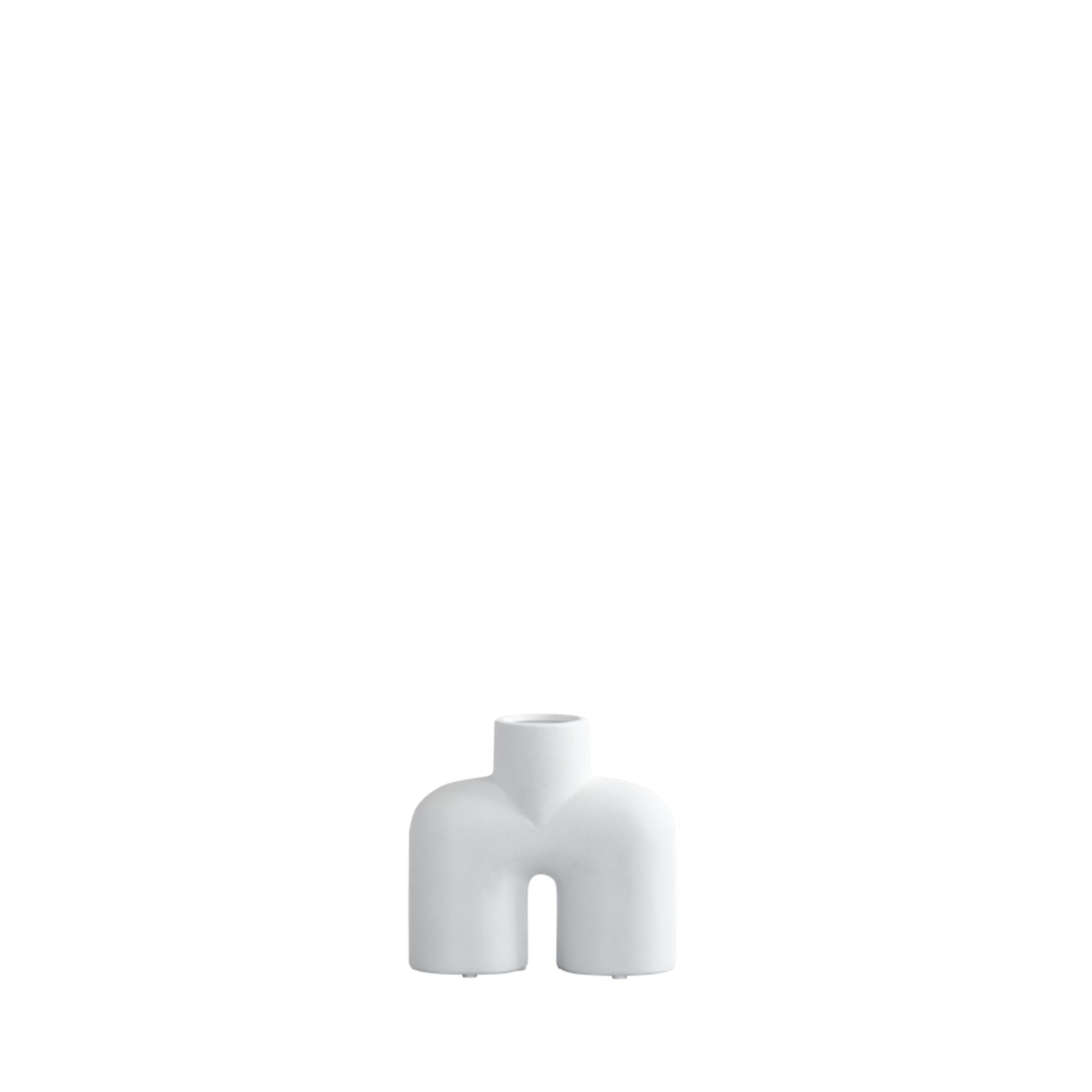 Cobra Høy Vase Liten Bein Hvit
