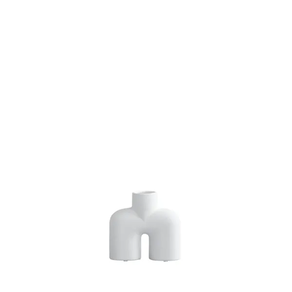 Cobra Tall Vase Small Bone White