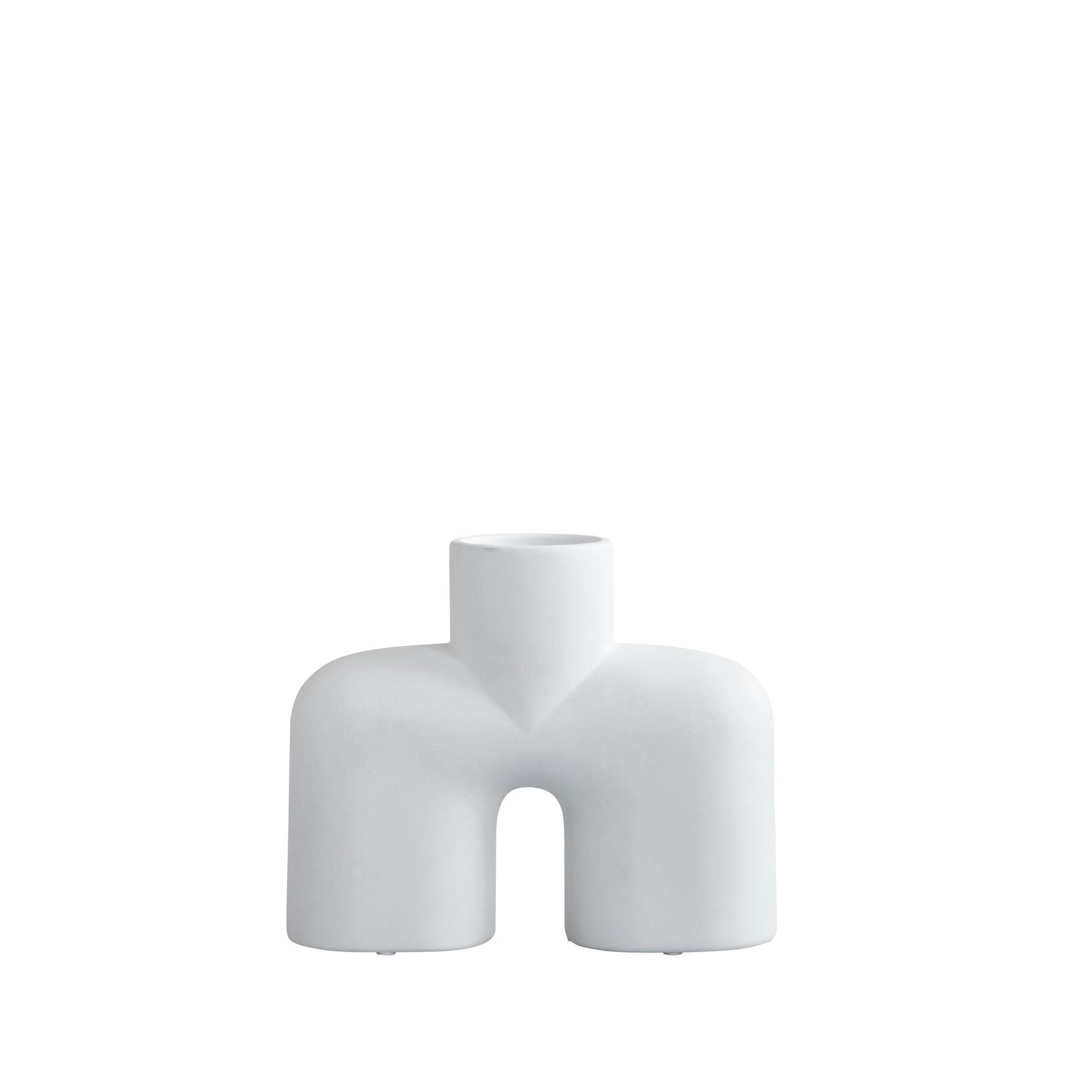 Cobra Uno Vase Medium Ben Hvit