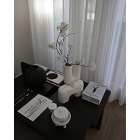 Cobra Hoge Vaas Medium Beenwit