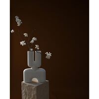 Cobra Doppelvase Medium Bone White