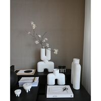 Cobra Doppelvase Medium Bone White