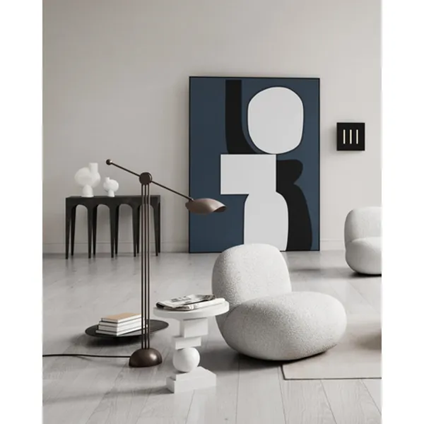 Artist Side Table Bone White