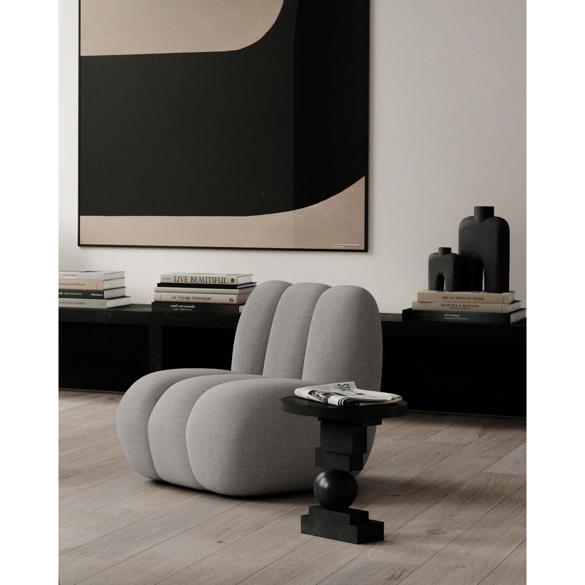Artist Sidebord Bone White