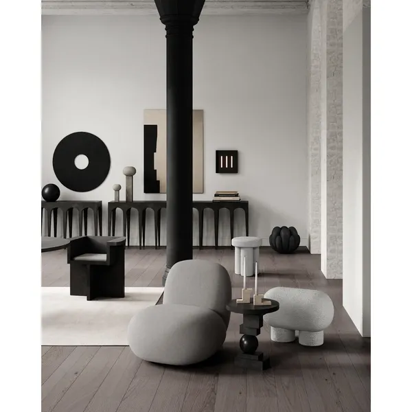 Toe Flat Armchair Taupe/Pallazo 163