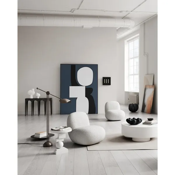 Toe Flat Armchair Taupe/Pallazo 163
