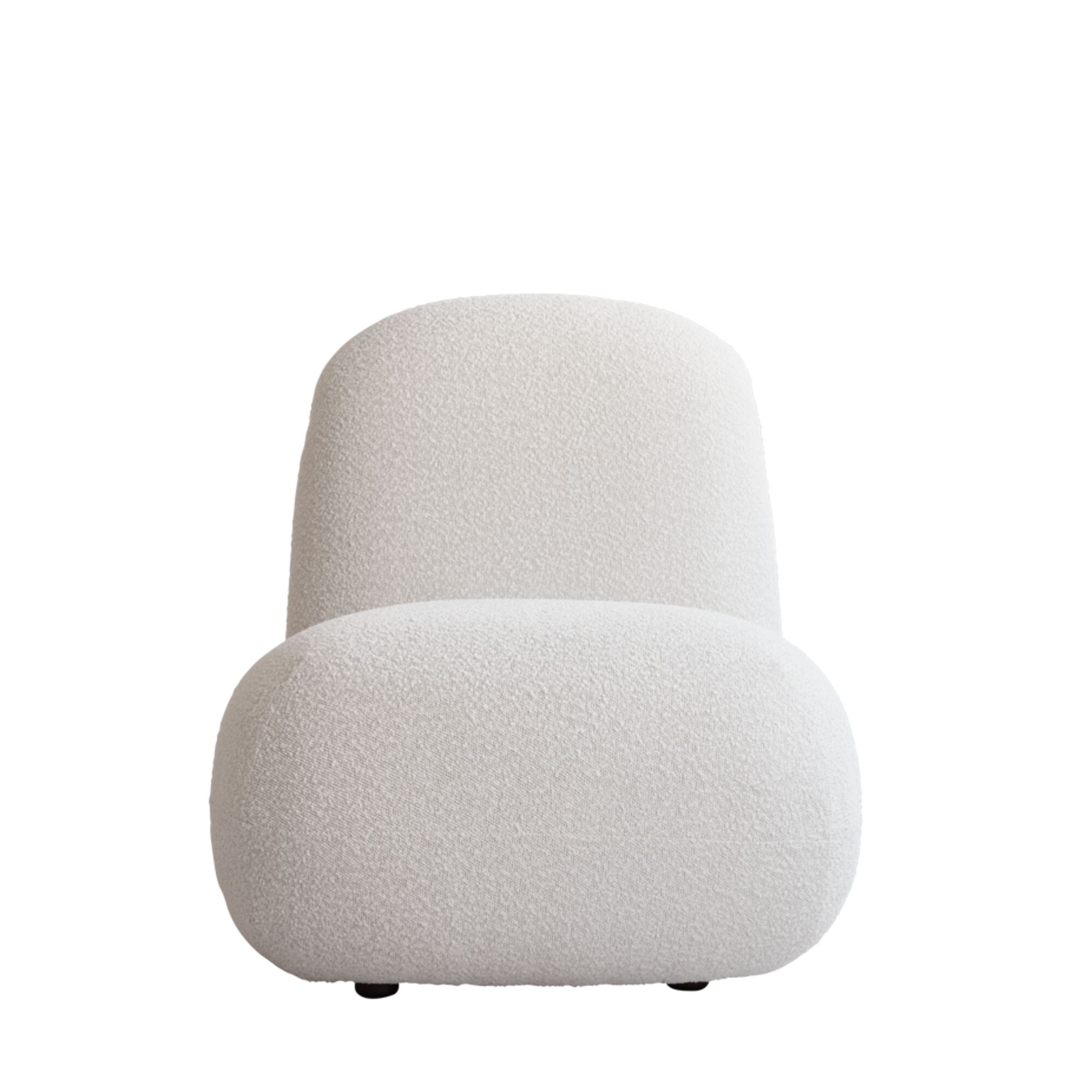 Toe Flat Lenestol Bouclé