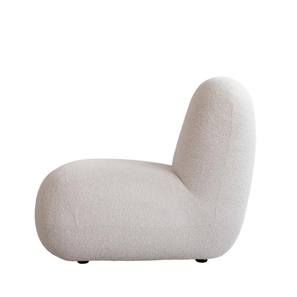 Toe Flat Armchair Bouclé