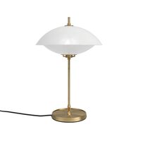 Clam Table Lamp Opal/ Brass