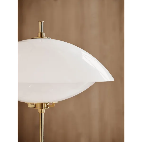 Clam Table Lamp Opal/ Brass