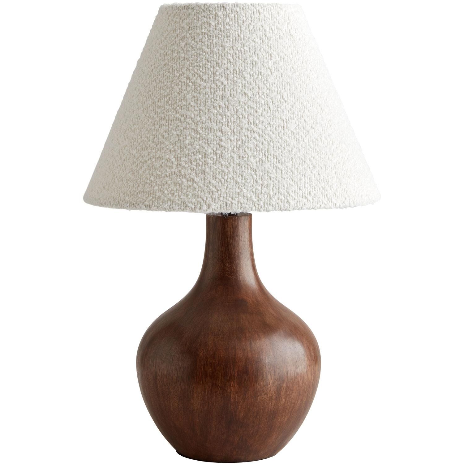 Solid Bordslampa M&ouml;rk Ek
