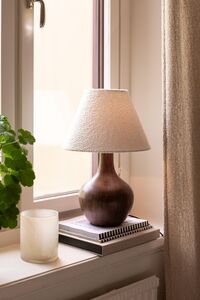 Solid Table Lamp Dark Oak