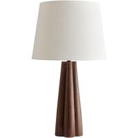 Fiber Table Lamp Dark Oak